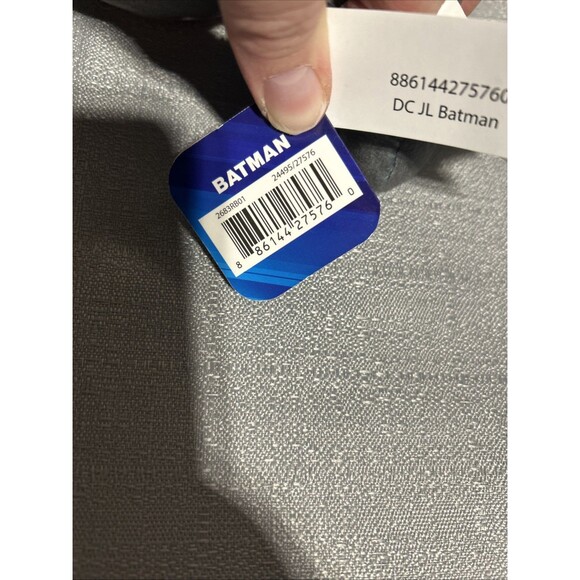 DC Comics Official Justice League Batman 8" Plush Figure Black Gray Superheroes - Picture 7 of 7